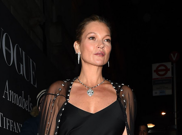 Kate Moss Vogue & Tiffany BAFTA After Party in Trigère
